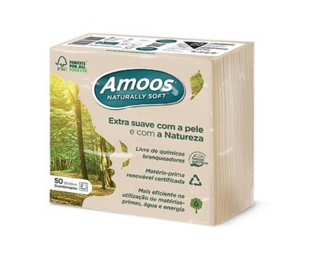 Lautasliina 33x33cm 1/4 AMOOS Naturally - Servietit ja lautasliinat - 171290 - 1