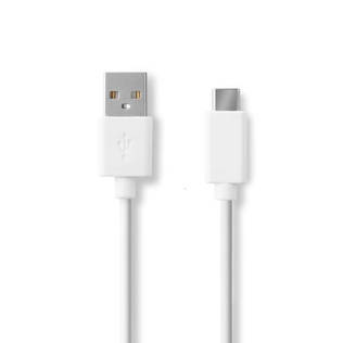 USB 2.0 Kaapeli USB-C Uros - A-Uros 1m - Puhelintarvikkeet - 155410 - 3