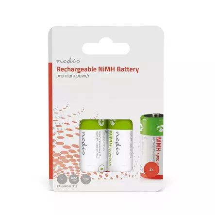 Akkuparisto Nedis LR14 C 4000mAh - Paristot - 190220 - 1