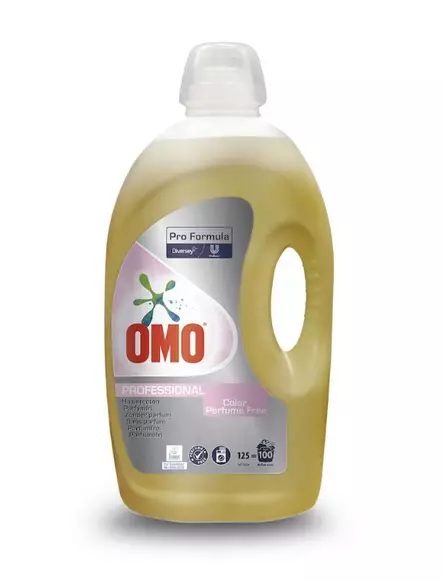 Pyykinpesuaine 5L OMO Professional Color - Tekstiilien puhdistus ja huolto - 187090 - 1