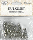 Kulkuset hopea 30kpl/pss - Askartelutarvikkeet - 153470 - 1