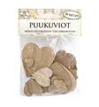 Puukuviot 1,5-5cm 30kpl/pkt - Askartelutarvikkeet - 176190 - 1