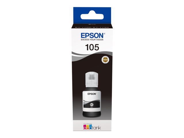 EPSON 105 mustesuihku pullo - Mustesuihkuvärit Epson - 168510 - 1