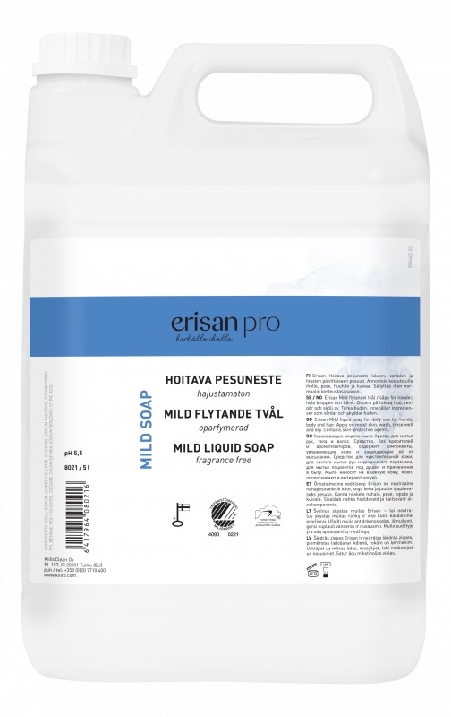 Hoitava pesuneste 5L ERISAN Pro - Saippuat ja annostelijat - 162820 - 1