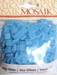 Mosaiikki lasinen Pastel blue 200g - Askartelutarvikkeet - 147130 - 1
