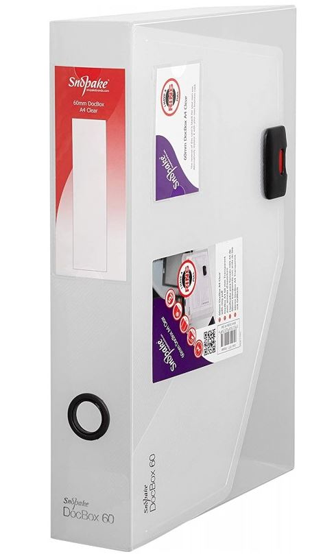 Muovikansio Snopake DocBox A4 60mm - Arkistointikannet - 169580 - 1