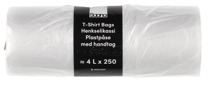 Muovikassi HDPE 4L elintarvikekelpoinen - Muovikassit - 107090 - 1