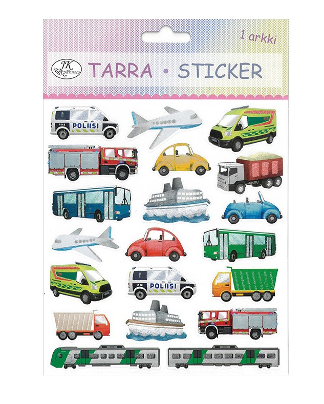 Tarra-arkki Ajoneuvot - Tarrat ja tarrakirjat - 157800 - 1
