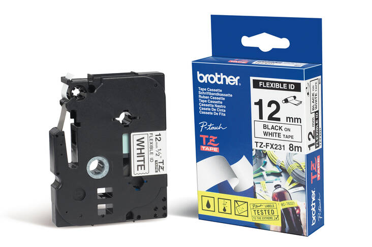 Tarranauha BROTHER 12mmx8m TZE-FX231 - Tarranauhat Brother - 122450 - 1