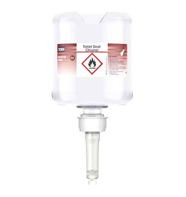 WC-istuimen puhdistaja 475ml TORK S2 - Annostelijoiden täyttöpakkaukset - 127280 - 1