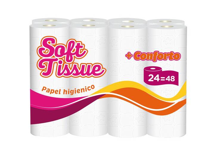 WC-paperi Amoos Soft Tissue - Pikkurullat ja annostelijat - 177480 - 1