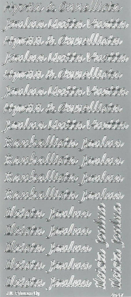 Ääriviivatarra Jouluntoivotukset - Tarrat ja tarrakirjat - 153620 - 1