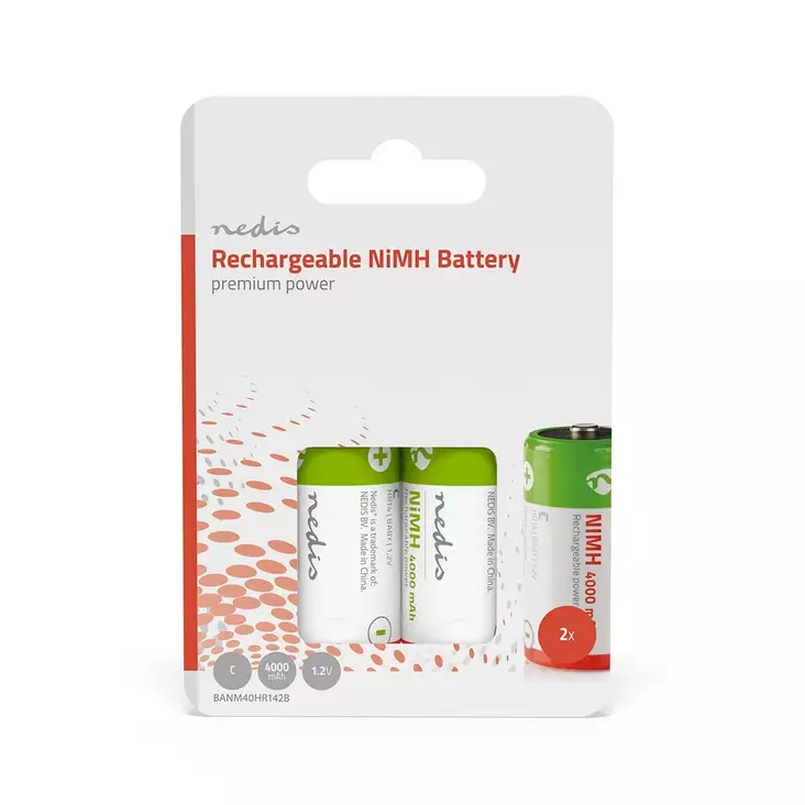 Akkuparisto Nedis LR14 C 4000mAh - Paristot - 190220 - 1