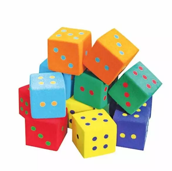 Arpakuutio 5,1x5,1cm, 12kpl/pss - Lelut - 185840 - 1