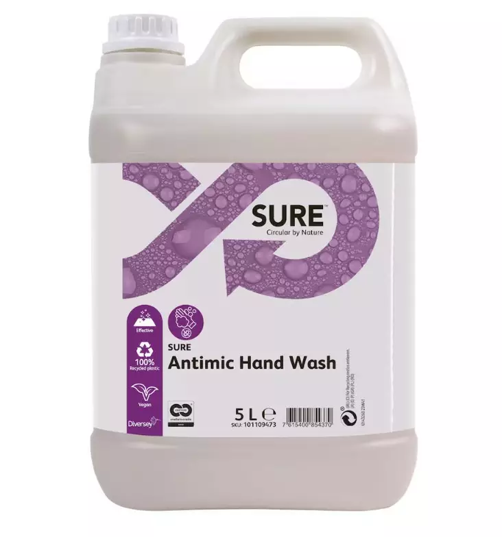 Desinfioiva käsisaippua 5L SURE Antimic - Käsien ja vartalonpesu - 186280 - 1