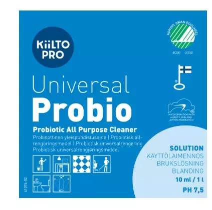 Käyttöliuosetiketti KIILTO Probio - Käyttöliouspullot ja -etiketit - 182260 - 1