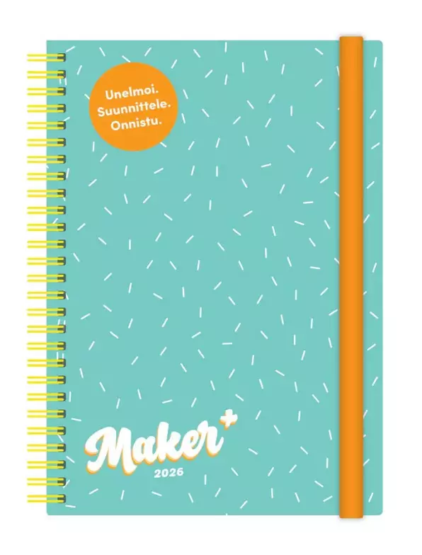 Maker+, turkoosi - Pöytäkalenterit - 185240 - 1