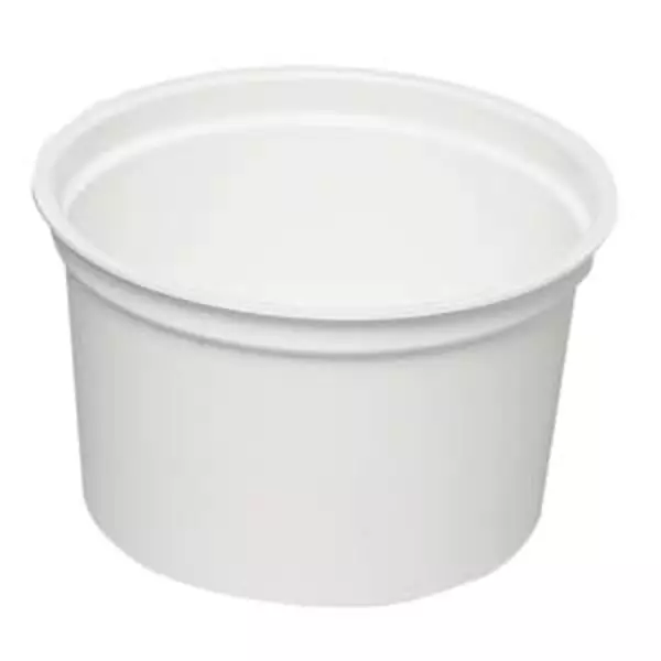 Näytepurkki ABENA 300 ml valkoinen PP - Näytepurkit - 183750 - 1