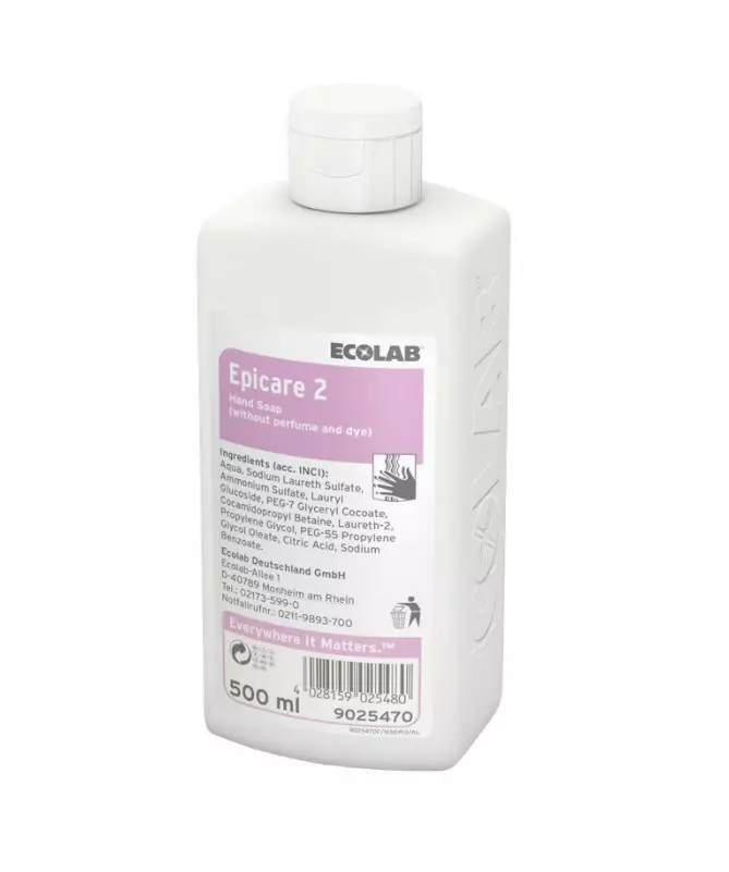 Pesuneste 500ml ECOLAB Epicare 2 - Saippuat ja annostelijat - 162660 - 1