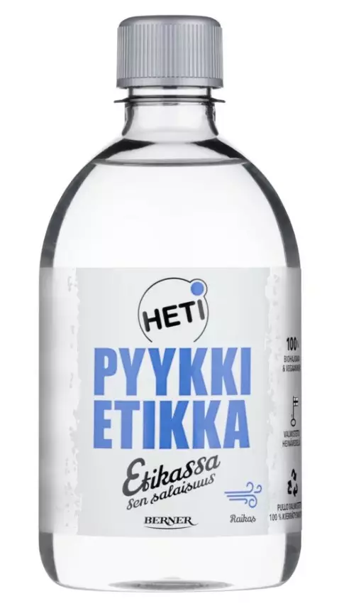 Pyykkietikka 500ml HETI - Tekstiilien puhdistus ja huolto - 190140 - 1
