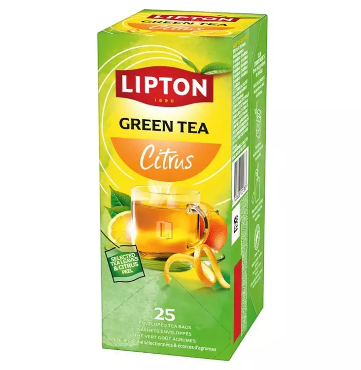 Tee LIPTON Vihreä tee Sitrus - Kahvit, teet ja kaakaot - 143650 - 1