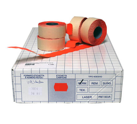 Hinnoittelukoneen etiketti BLITZ 26x16 - Hinnoittelukoneen nauhat ja väritelat - 125231 - 1