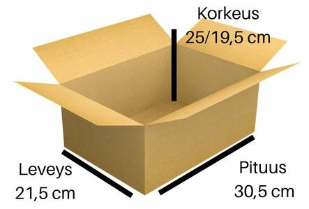 Pahvilaatikko A4/3C - Pahvilaatikot - 104811 - 1