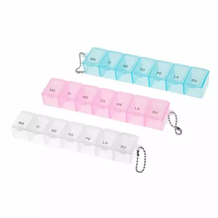 Lääkeannostelija dosetti 1vko - Arjen apuvälineet - 187651 - 2