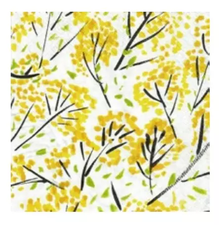 Lautasliina 24x24cm 1/4 HAVI Onnenpensas - Servietit ja lautasliinat - 187311 - 1