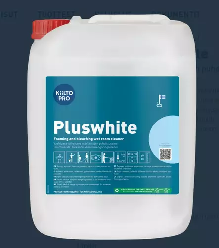 Puhdistusaine 20L KIILTO Pluswhite - Saniteettitilojen puhdistusaineet - 170901 - 1