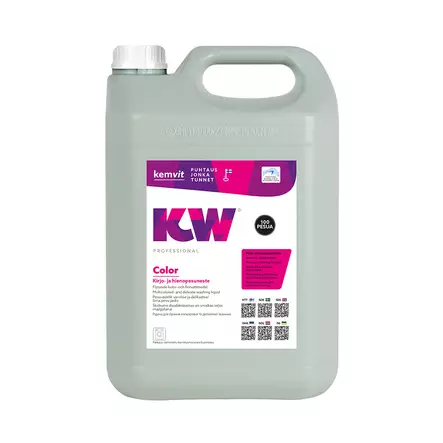 Pyykinpesuaine 5L KW Color - Tekstiilien puhdistus ja huolto - 133941 - 1