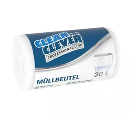 Roskapussi 30L LD-PE Clean and Clever - Roskapussit - 183751 - 1