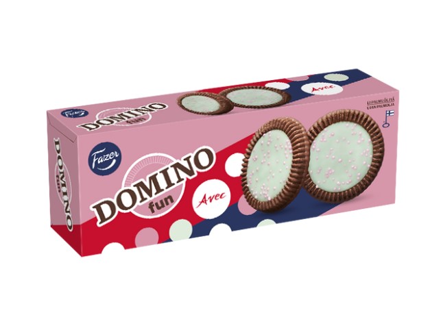 Keksi 120g FAZER Domino Fun Avec - Keksit ja korput - 179851 - 1