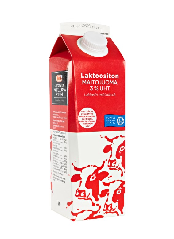 Maito TÄYSMAITO UHT 1L MENU - Maidot ja kermat - 134251 - 4