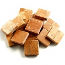 Mosaiikki marmori Rosso Verona 10mm 100g - Askartelutarvikkeet - 147151 - 1