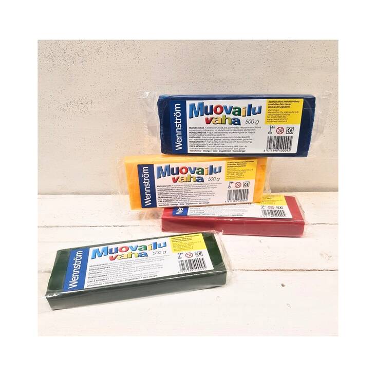 Muovailuvaha 500g WENNSTRÖM - Askartelutarvikkeet - 117311 - 1