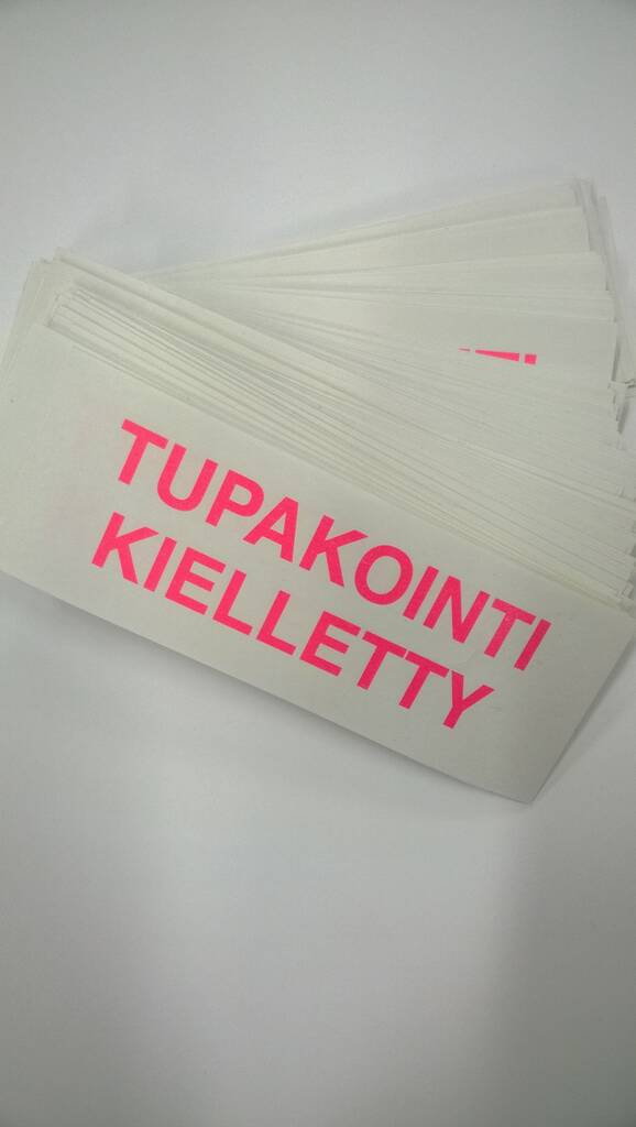 Opastetarra Tupakointi kielletty - Muut erikoisteipit - 102201 - 1