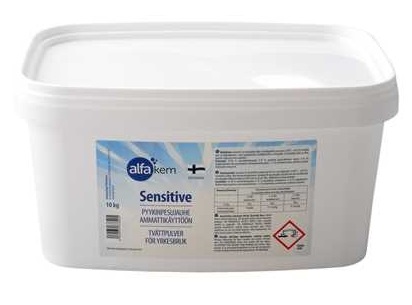 Pyykinpesuaine 10kg ALFA-KEM Sensitive - Tekstiilien puhdistus ja huolto - 157041 - 1