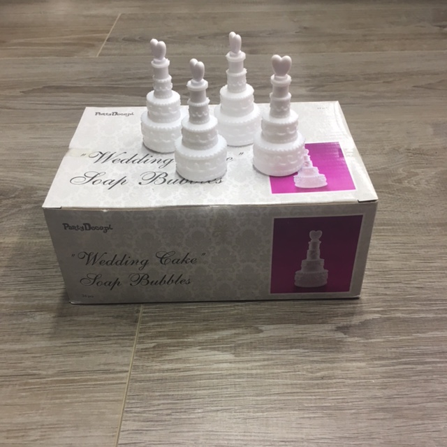 Saippuakupla kakku 24kpl/pkt - Häätarvikkeet - 146561 - 1