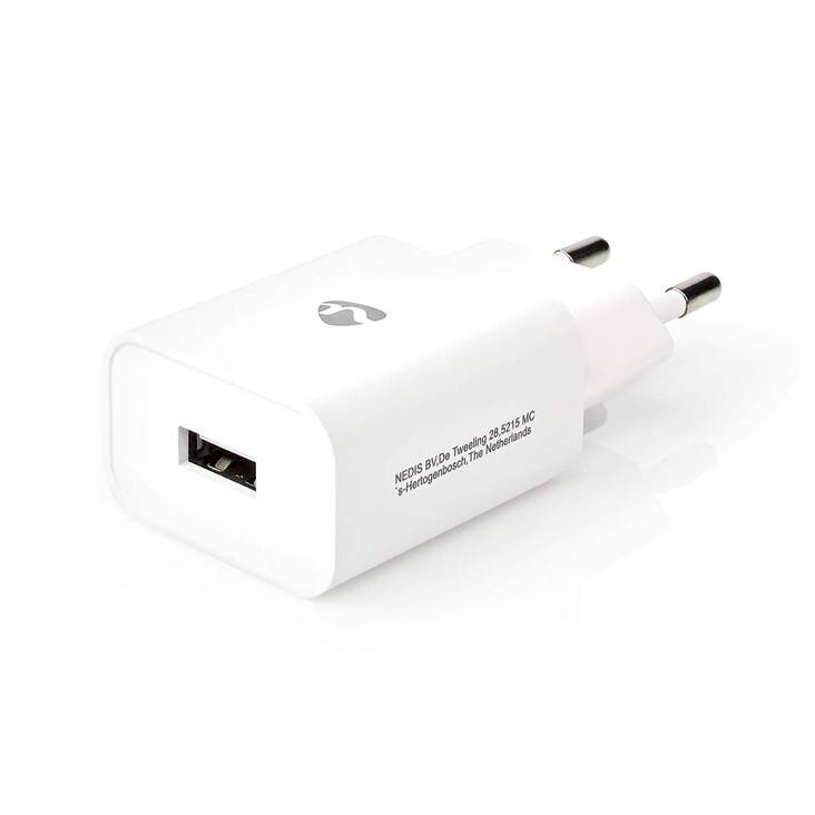 Seinälaturi USB-A - 2.4 A NEDIS - Puhelintarvikkeet - 171501 - 1