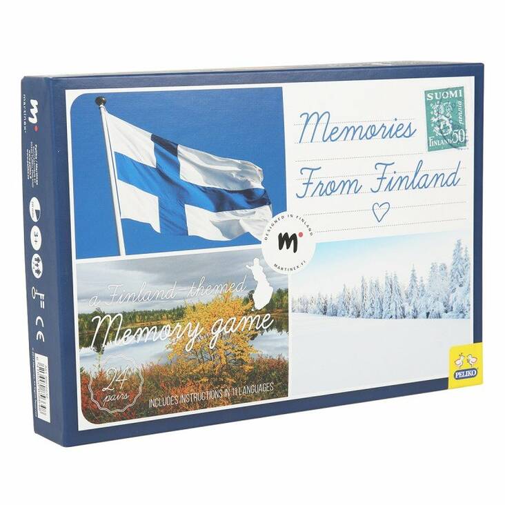 Muistipeli Suomi - Lautapelit - 153431 - 1
