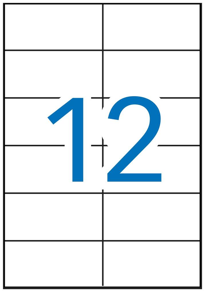 Tulostustarra 105x48 MULTI3 12-jak - Tulostus- ja kopiotarrat - 128251 - 1