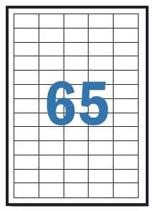 Tulostustarra 38x21,2 MULTI3 65-jak - Tulostus- ja kopiotarrat - 126751 - 1