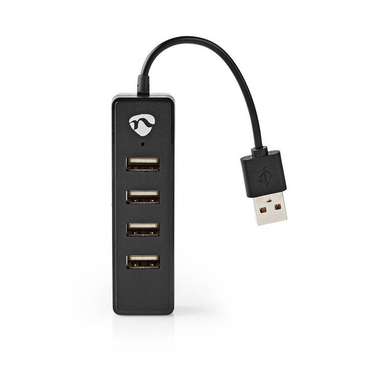 USB-Keskitin 4-porttinen 2.0 NEDIS - Kuulokkeet - 158151 - 1