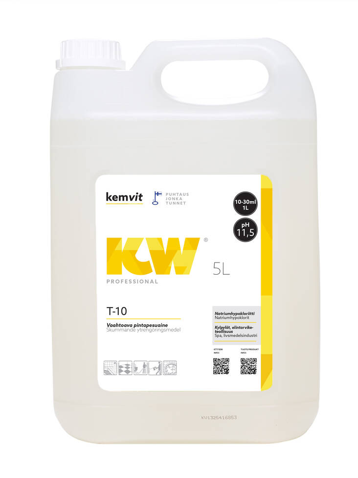 Vaahtopesuaine 5L KW T-10 - Muut erikoispesuaineet - 131331 - 1