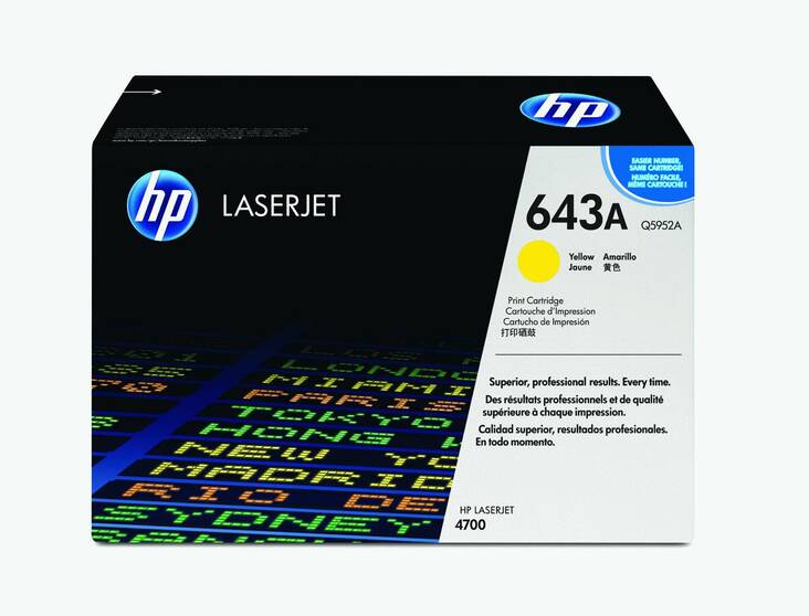 Värikasetti HP 643A Q5952A laser - HP laservärikasetit ja rummut - 112841 - 1