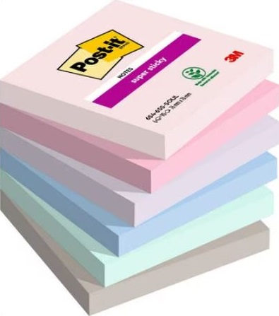 Viestilappu 76x76mm POST IT Soulful - Teippi- ja viestimerkit - 175431 - 1