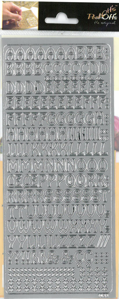 Ääriviivatarra kirjaimet - Tarrat ja tarrakirjat - 136011 - 1