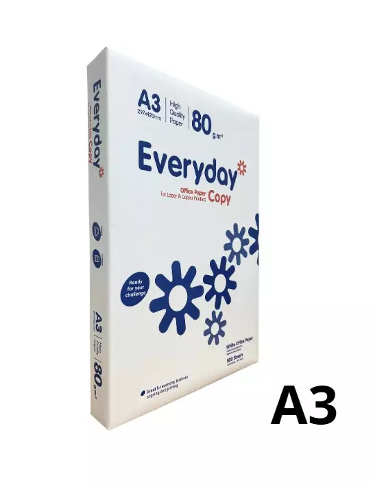 Kopiopaperi A3/80g Everyday - Kopiopaperit - 116711 - 1