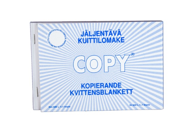 Kuittilomake jäjentävä A6 COPY - Lomakkeet - 102211 - 1